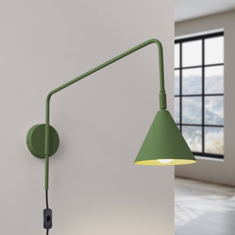 Sollux Lighting Kinkiet NOX zielona oliwka