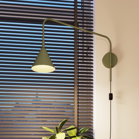 Sollux Lighting Kinkiet NOX zielona oliwka
