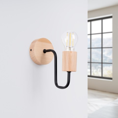 Sollux Lighting Kinkiet TIMBO czarny