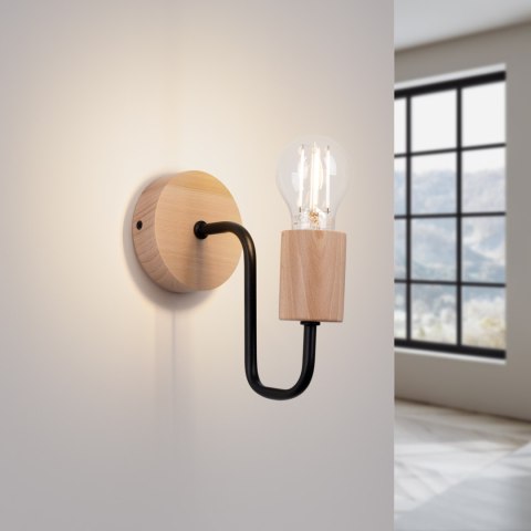 Sollux Lighting Kinkiet TIMBO czarny