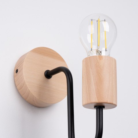 Sollux Lighting Kinkiet TIMBO czarny