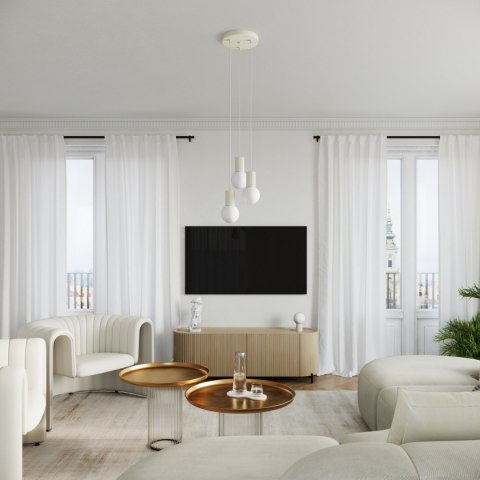Sollux Lighting Lampa biurkowa HALO beżowa