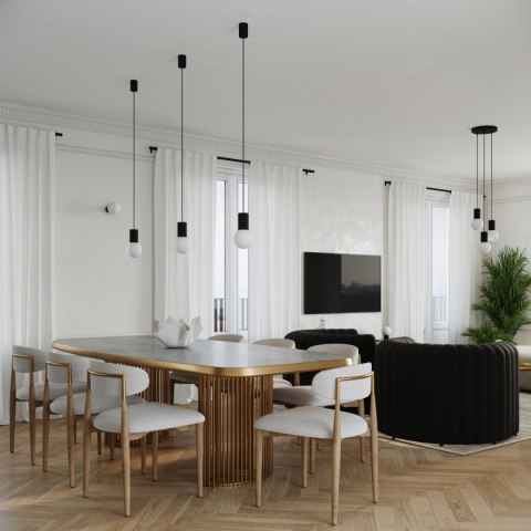 Sollux Lighting Lampa biurkowa HALO czarna