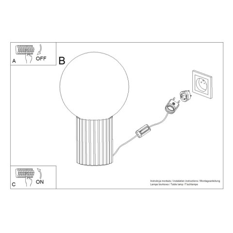Sollux Lighting Lampa biurkowa HALO zielona oliwka