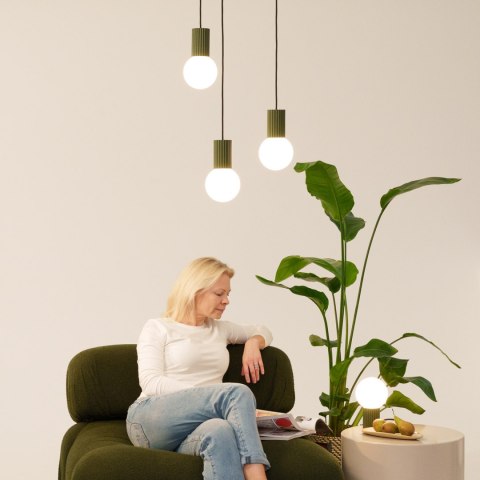 Sollux Lighting Lampa biurkowa HALO zielona oliwka