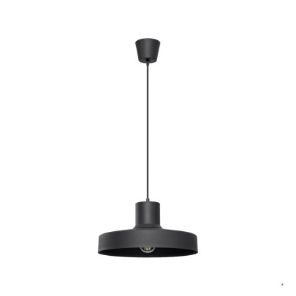 Sollux Lighting Lampa wisząca BILO czarna