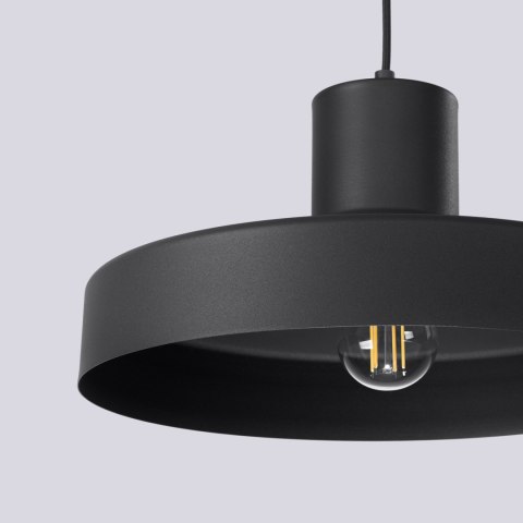 Sollux Lighting Lampa wisząca BILO czarna
