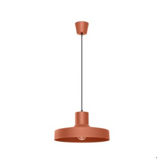 Sollux Lighting Lampa wisząca BILO ochra czerwona