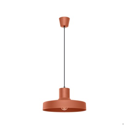Sollux Lighting Lampa wisząca BILO ochra czerwona