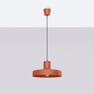 Sollux Lighting Lampa wisząca BILO ochra czerwona