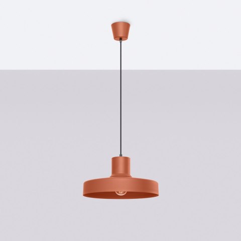 Sollux Lighting Lampa wisząca BILO ochra czerwona