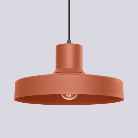 Sollux Lighting Lampa wisząca BILO ochra czerwona