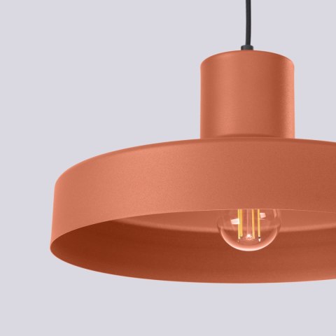 Sollux Lighting Lampa wisząca BILO ochra czerwona