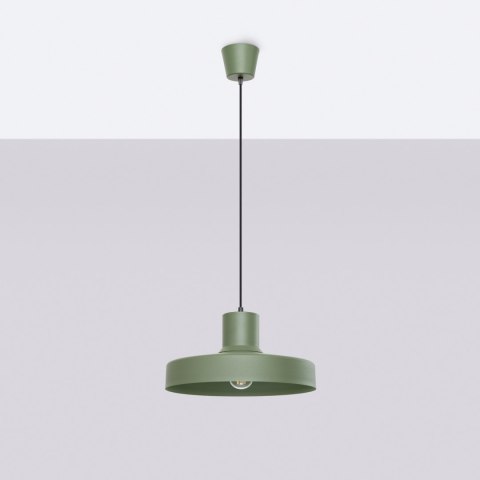 Sollux Lighting Lampa wisząca BILO zielona oliwka