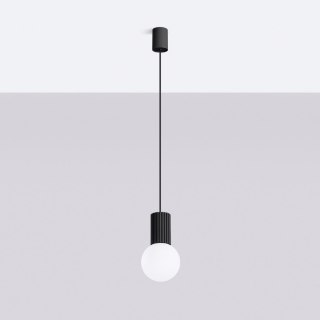 Sollux Lighting Lampa wisząca HALO 1 czarna