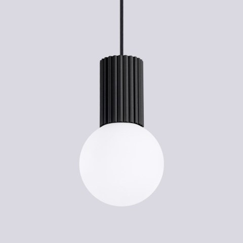Sollux Lighting Lampa wisząca HALO 1 czarna