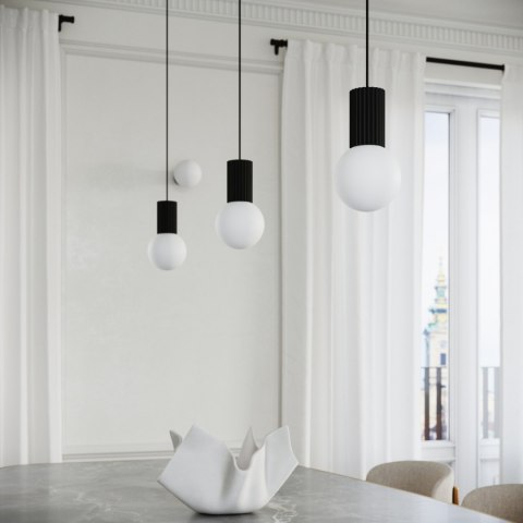 Sollux Lighting Lampa wisząca HALO 1 czarna