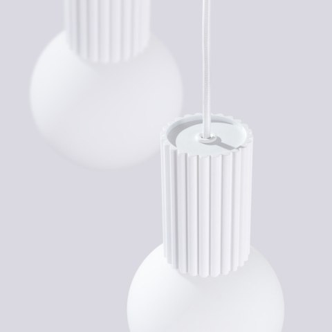 Sollux Lighting Lampa wisząca HALO 3P biała