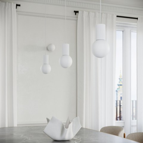 Sollux Lighting Lampa wisząca HALO 3P biała
