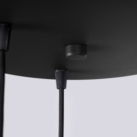 Sollux Lighting Lampa wisząca HALO 3P czarna
