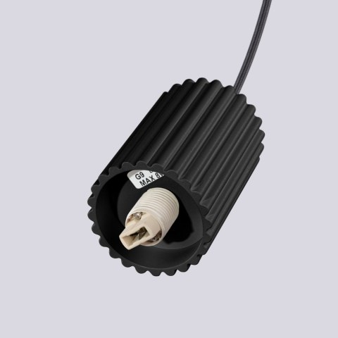 Sollux Lighting Lampa wisząca HALO 3P czarna