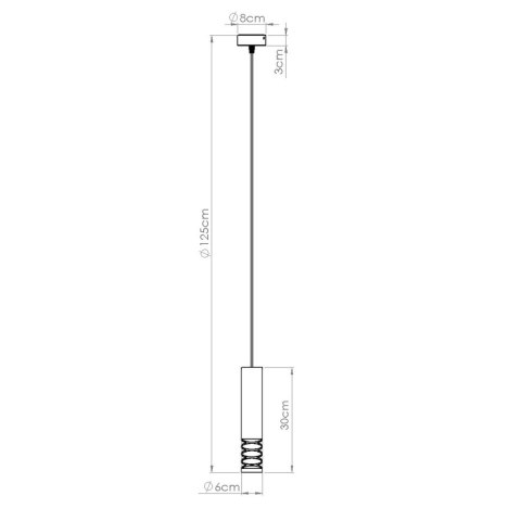 Sollux Lighting Lampa wisząca LAMI 1 biały