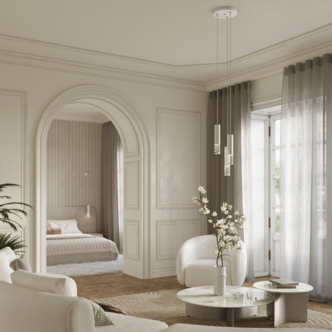 Sollux Lighting Lampa wisząca LAMI 1 biały