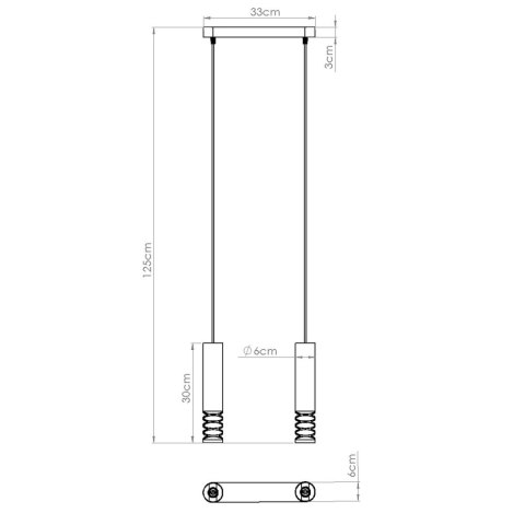 Sollux Lighting Lampa wisząca LAMI 2 biały