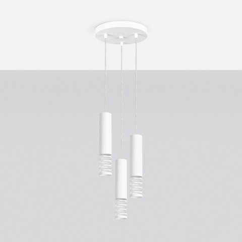 Sollux Lighting Lampa wisząca LAMI 3P biały