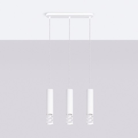 Sollux Lighting Lampa wisząca LIRO 3L biały