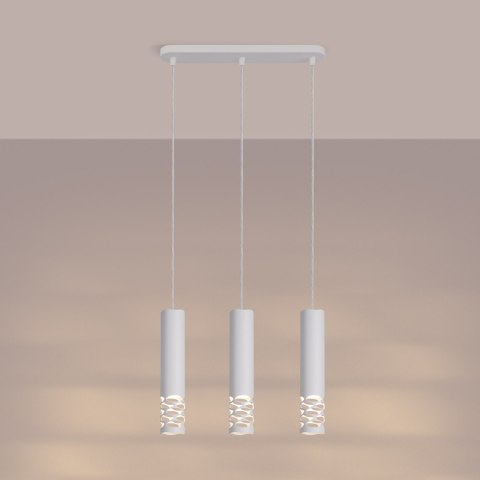 Sollux Lighting Lampa wisząca LIRO 3L biały