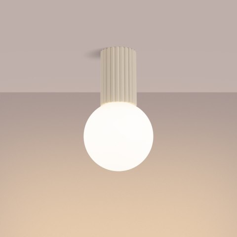 Sollux Lighting Plafon HALO beżowy IP44