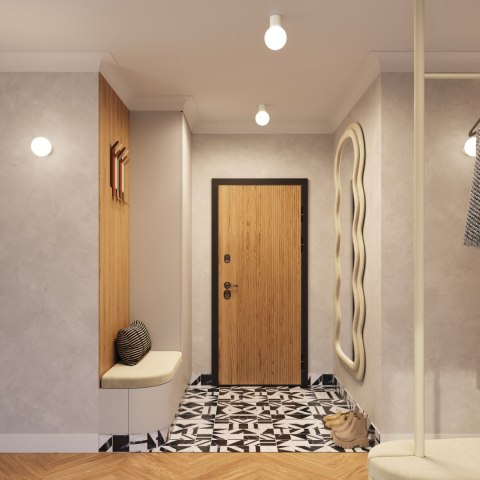 Sollux Lighting Plafon HALO beżowy IP44