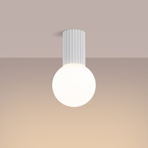 Sollux Lighting Plafon HALO biały IP44
