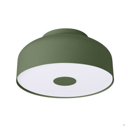 Sollux Lighting Plafon OMIQ zielony oliwkowy