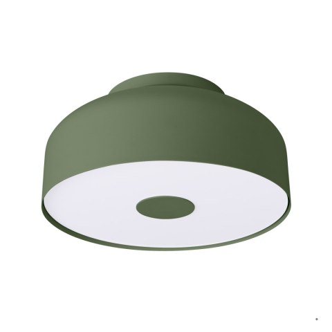Sollux Lighting Plafon OMIQ zielony oliwkowy