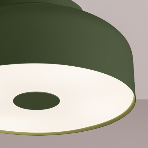Sollux Lighting Plafon OMIQ zielony oliwkowy