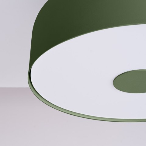 Sollux Lighting Plafon OMIQ zielony oliwkowy