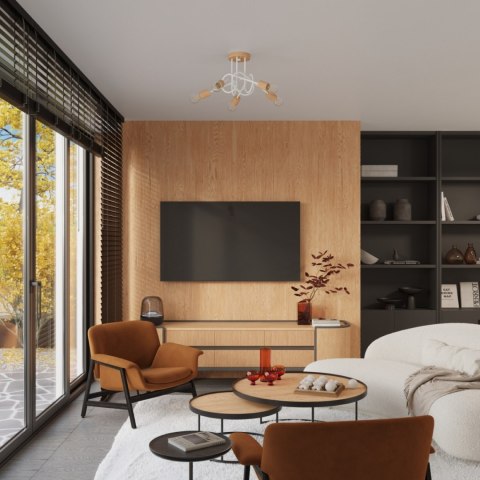 Sollux Lighting Żyrandol EMBER 5 biały