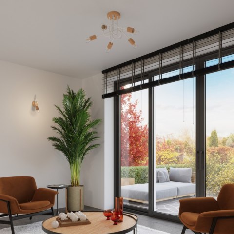 Sollux Lighting Żyrandol EMBER 5 biały