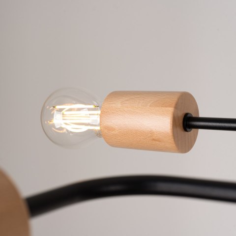 Sollux Lighting Żyrandol TIMBO 4 czarny