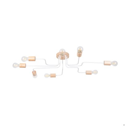 Sollux Lighting Żyrandol TIMBO 8 biały