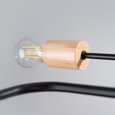 Sollux Lighting Żyrandol TIMBO 8 czarny