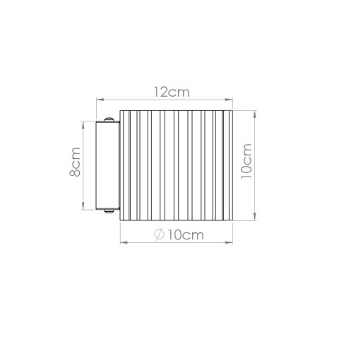 Sollux Lighting Kinkiet AURA biały G9