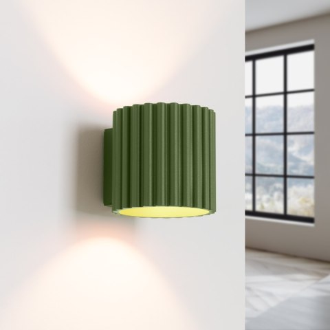 Sollux Lighting Kinkiet AURA zielony oliwkowy G9