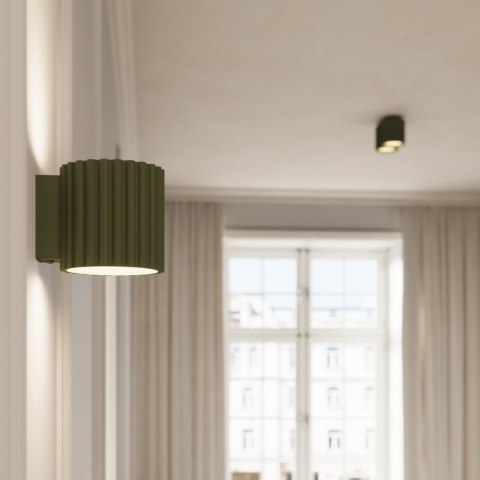 Sollux Lighting Kinkiet AURA zielony oliwkowy G9