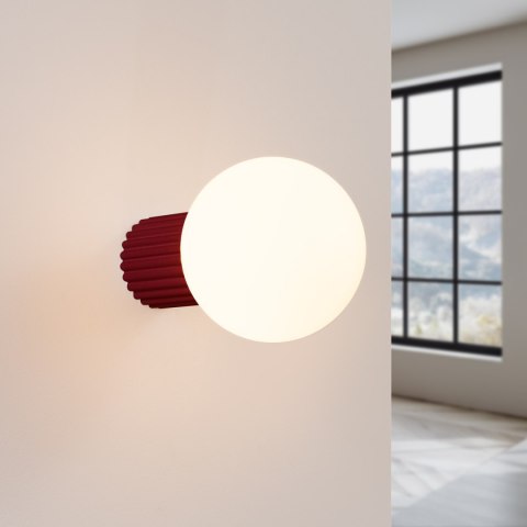 Sollux Lighting Kinkiet HALO burgund IP44