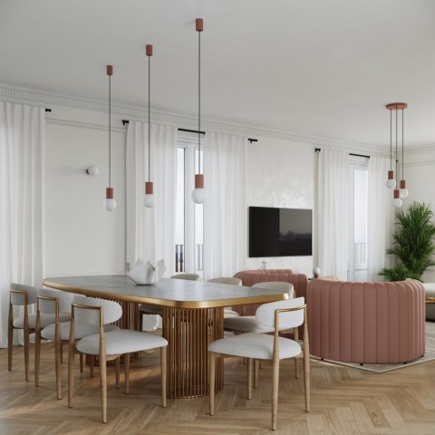 Sollux Lighting Lampa biurkowa HALO mocca