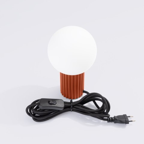 Sollux Lighting Lampa biurkowa HALO ochra czerwona
