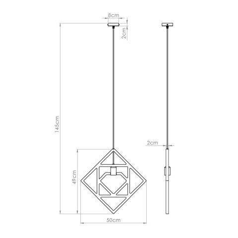 Sollux Lighting Lampa wisząca CARO